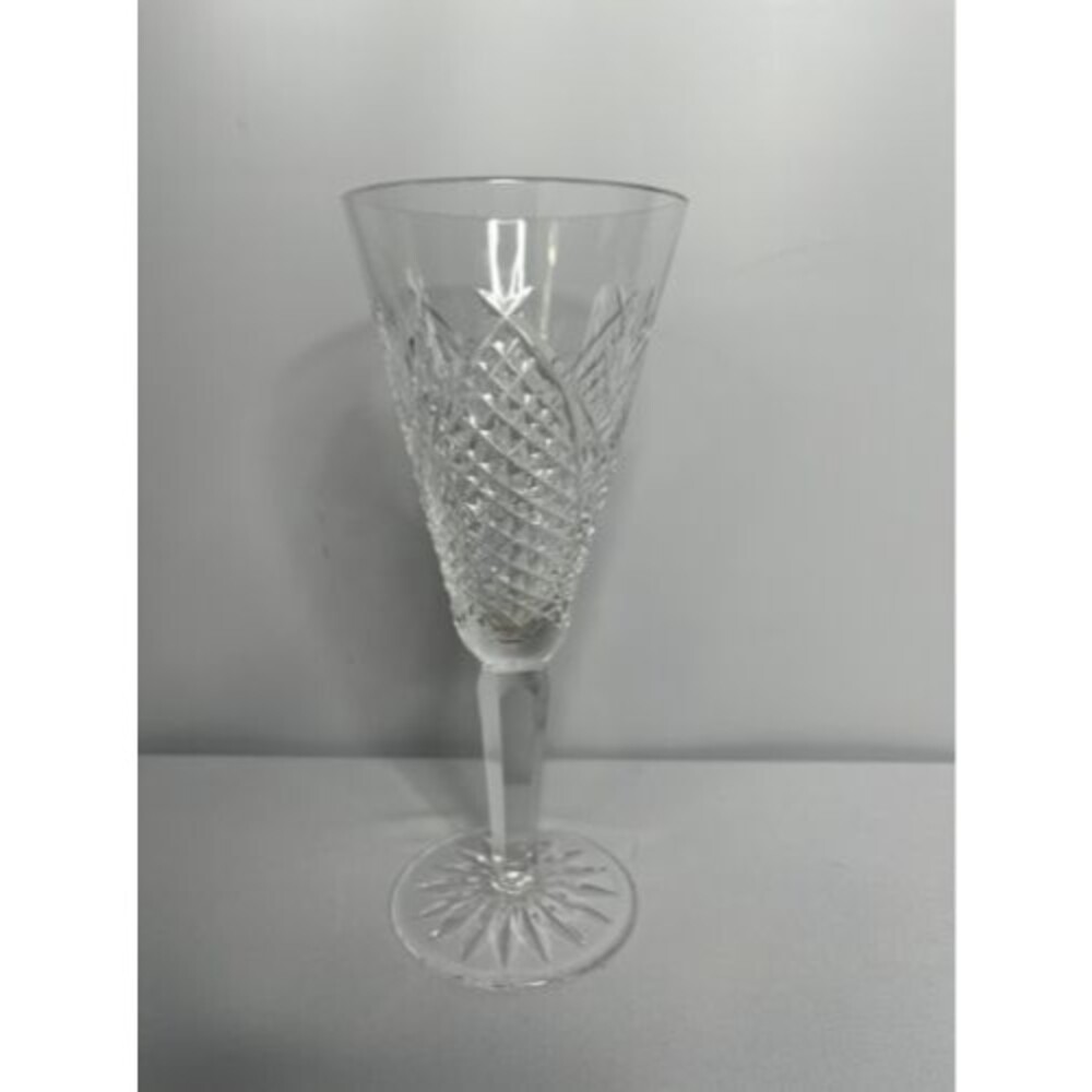 Waterford KELSEY Champagne Wine  7 1/8”- Single Glass Waterford Crystal Gorgeous